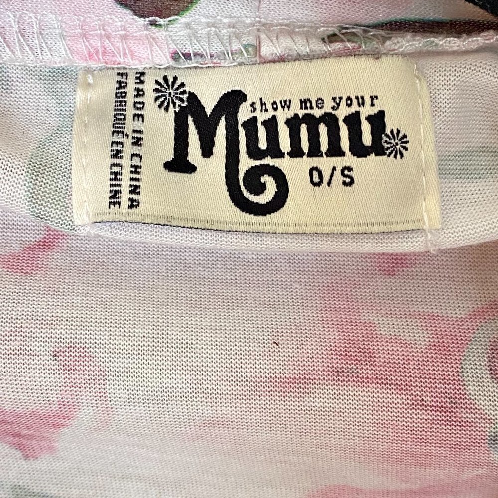SHOW Me Your MuMu Pink and White Floral Kimono Robe - Picture 3 of 6